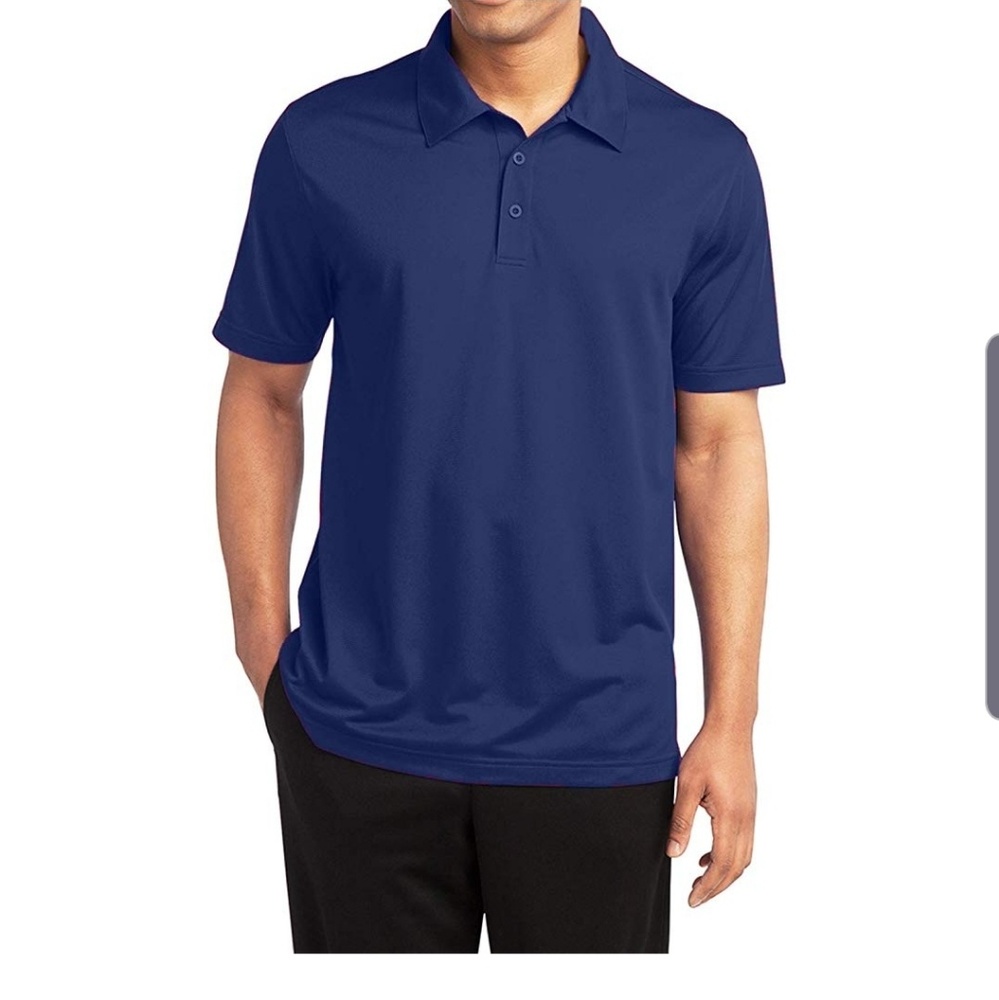 Men's Tagless Moisture Wicking Polo Shirt